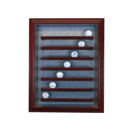 PERFECT CASES Perfect Cases PC-49GLFCB-C 49 Golf Ball Cabinet Style Display Case; Cherry PC-49GLFCB-C